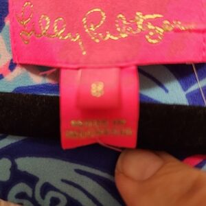 Lilly Pulitzer Pink & Blue Printed Dress - Signature Label NWT